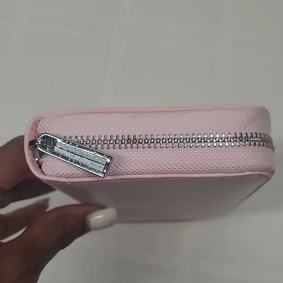 Women's Pink Credit Card Wallet - Picture 7 of 8